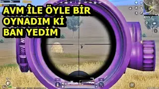 AVM İLE ÖYLE BİR OYNADIM Kİ BAN YEDİM OLAYA BAK ! BATUR GAME SOLO SQUAD PUBG MOBİLE