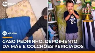 Mãe de Pedrinho presta depoimento 13 dias após morte suspeita do filho | #SBTManhã