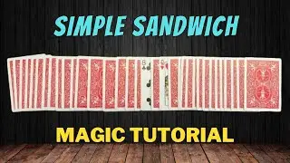 How to Find A Selected Card Using Two Random Cards - Simple Sandwich Magic Card Trick Tutorial