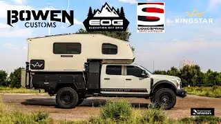 Идеальный внедорожный пикап: F550 с кузовом-кемпером Bowen, кемпером Kingstar и пакетом EOG Black...