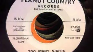 lenis guess - 'too many nights' norfolk, virginia garagey/psychy soul 45 on peanut country!