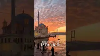Bosphorus Strait Istanbul - Bosphorus Mosque Sunset - Sunset Istanbul Turkey