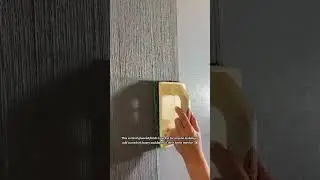 Wait For The Finish! 😍 Stunning Textured Wall DIY #how #tools #walldecor#diy#plaster #short