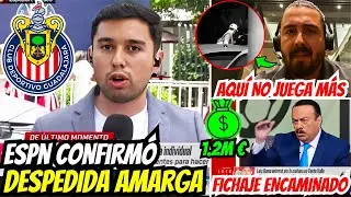 💥😱AMAURY PERDI&Oacute; LA PACIENCIA! DESPEDIDO SIN PIEDAD! HORMIGA HACE EXIGENCIA PARA RENOVAR! CHIVAS HOY