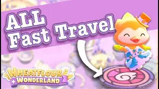 All Wheatflour Wonderland Fast Travel Locations | Hello Kitty Island Adventure DLC Guide
