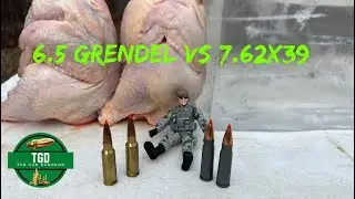 6.5 Grendel VS 7.62x39 Ballistic Chickens!! 123gr Hornady SST Bullets in Both