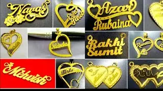 Gold Neme Locket |Letest Design's |My Dreamzz