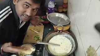 Gaon Style Kadhi Chawal + Besan Chila + Meetha Chila | Full Indian Meal