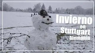 Y asi se vive el Invierno en Stuttgart Alemania, Se nos vino la primera tormera de nieve!!