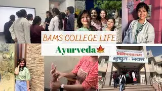 Life as a BAMS Student ll COLLEGE KE MAZE ll Ayurveda🌿ll #viral #ayurveda #vlog