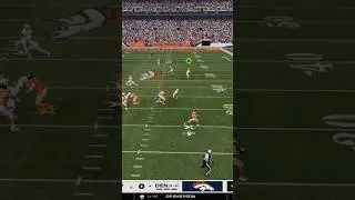 Bo Nix rolls out and finds Marvin Mims open deep downfield for a touchdown #broncos #madden #nfl