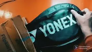 Unboxing Yonex,GR-303F Blue strung badminton racquet