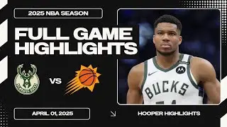 Milwaukee Bucks vs Phoenix Suns Full Game Highlights | Apr 1 | 2025 NBA Season