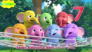 A Little Kid Asks an Elephant for Help to Get His Flying Balloon 🎈🐘 #ChildrenSong #KidsAnimation