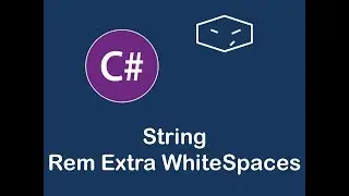 string remove extra white spaces in c#
