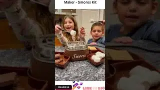 Nostalgia Tabletop Indoor Electric S'mores Maker - Smores Kit With Marshmallow Roasting Sticks