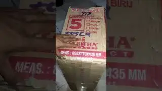 Unboxing Lemari Pakaian Susun Wardrobe Diamond Plastik Persegi | Rak Baju Tingkat Jumbo 5 susun