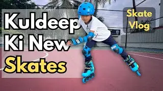 Kuldeep ki nayi skates ! Ramp, Jump & Pure Excitement 😎
