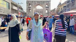 खूप सारी शॉपिंग || चारमिनार मारकेट || अचानक सगळा प्लॅन चेंज झाला ? #sakkhhyabahinisakkhhyajava 