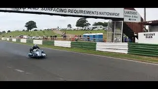 CLASSIC BMW 750cc SIDECAR ON TRACK FIRST TIME IN 47 YEARS