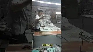 bathroom products factory packing vlog: Inspection chrome steel shower shelf in packing line#chance