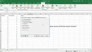 ANOVA using XLSTAT