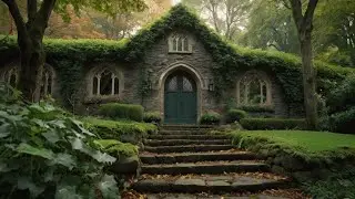 The Enchanted Cottage in the Misty Forest | A Hidden Fairytale House in Nature