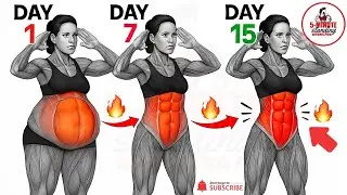 Do These 30-Min Weight Loss & Flat Belly Exercises 🔥Slim Waist Standing Challenge