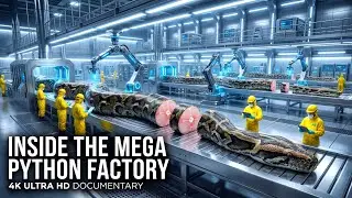 How a Massive Python Is Processed Inside a Modern Industrial Factory