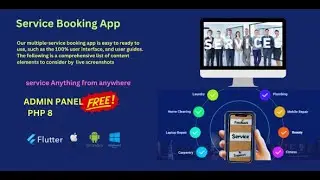 Service Booking Admin Application Demo