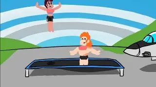 Trampoline ✈️ // i like to pump it (feat Star Squadron Characters)