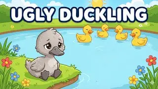 The Ugly Duckling 🐥🦢 Moral Story for Kids | Bedtime Stories #shorts #kids #learning 