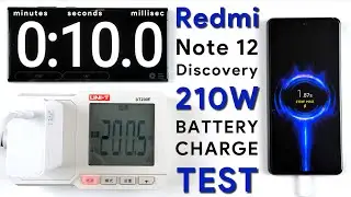 210W Charging Speed Test | Redmi Note 12 Discovery Edition - World's FASTEST Charging Smartphone