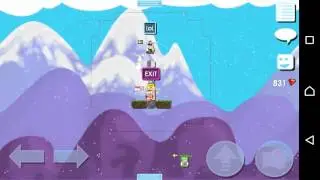 Meeting pro players and showing you a good world in growtopia
