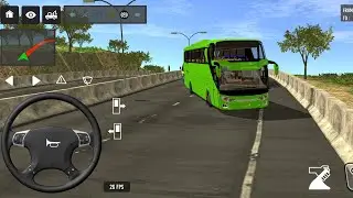 Euro Bus Driving Game Public Transportation 2024 -  Indonesia Bus Simulator Android Gameplay #621 