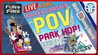 🔴 Disney World Rides in 4K: Roller Coaster POV &ndash; Walt Disney World LIVE Stream