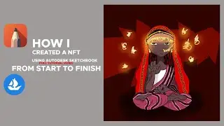 How to design a NFT using AUTODESK SKETCHBOOK