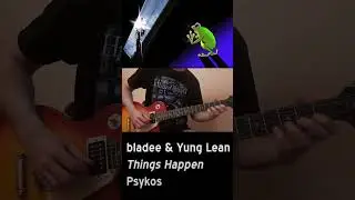 Yung Lean & bladee - Things happen (LIVE) | Guitar Cover #guitarcover