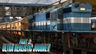4K GRAPHICS|| REALISTIC ICF WITH ALCO WDM3D JOURNEY || INDIAN TRAIN SIMULATOR