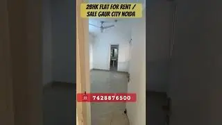 Gaur City 7th Avenue | 2bhk 1165sqft flat for rent/ sale | noida extension #shorts #shortsfeed