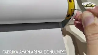İLK NESİL ACATAY AC STOR PERDE T&Uuml;P MOTORLARI FABRIKA AYARLARINA DONULMESI