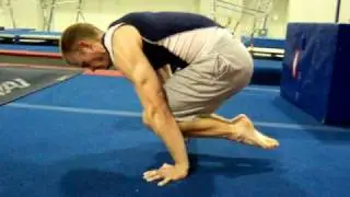 Tuck planche on floor