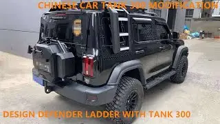 Update our hot car tank 300 assemble with Defender's Side Ladder