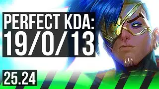 KAYN vs EVELYNN (JGL) | Perfect KDA: 19/0/13 | NA Master | 25.24