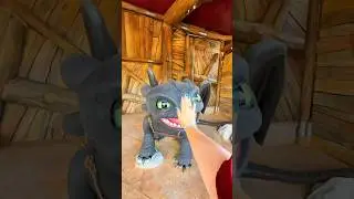 Meeting Toothless from How to Train your Dragon in EPIC UNIVERSE! #hosted