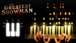 From Now On from The Greatest Showman – Фортепиано с огнями (Отныне от величайшего шоумена)