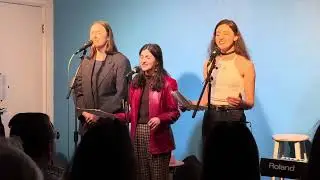 Caitlin Murphy, Rocky Kuner and Jenesa DeCastro singing The Beatles Because❤️❤️❤️❤️