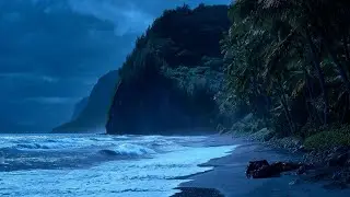 (No Ads) Fall Asleep Instantly &bull; Insomnia Therapy &bull; Soothing Sleep Music With Night Ocean Waves