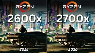 Ryzen 5 2600x vs Ryzen 7 2700x Tested in Latest Games | 1080p