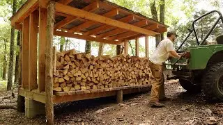 Firewood Recovery With An Old Jeep